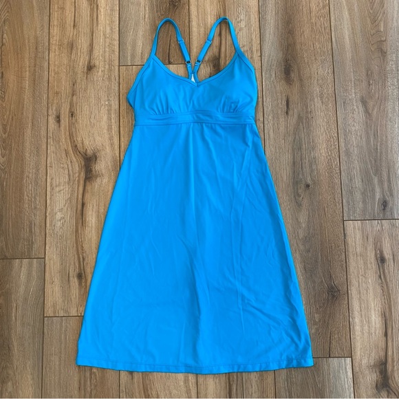 Athleta Bora Bora Shorebreak Swim Beaxh Dress - XS - Blue - Picture 3 of 7